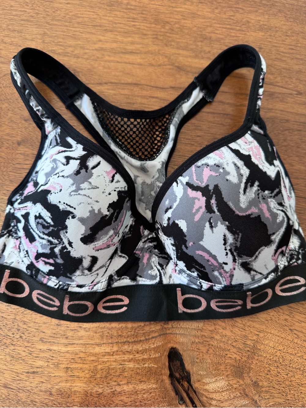 BEBE Racerback Sports Bra